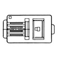 Allen Tel Modular Phone Plug, 4-Position, 4 Contract, Solid Wire, 24 AWG AT4X4SC-2224